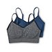 Women's 2 Pack Perfect Fit Seamless Comfort Bra with Removable Cups