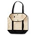 Women's Canvas Tote Bag With Pockets