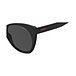 Women's Plastic Framed Sunglasses - Black