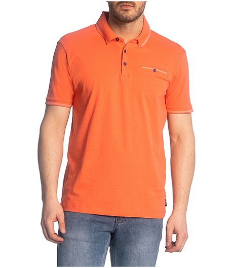 Men's Chandler Short Sleeve Welt Pocket Polo Shirt - Online Only