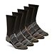 Men's 5 Pack Extreme Athletic Crew Socks with Moisture Guard