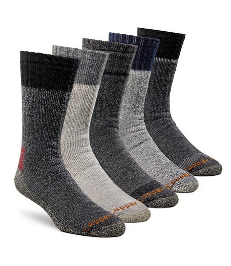 Men's 5 Pack Thermal Work Socks