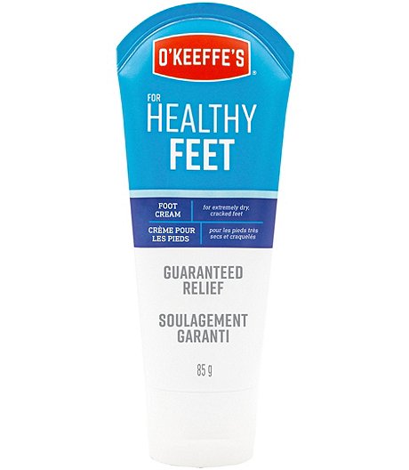 Tube de crème de traitement pour les pieds secs et craquelés, Healthy Feet, 85 g