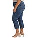 Women's Suki Curvy Fit Mid Rise Capri Jeans - Plus Size