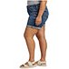 Women's Boyfriend Mid Rise Jean Shorts - Plus Size
