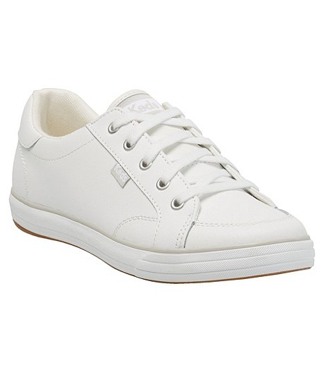 Women's Center III Leather Sneakers - White