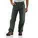 Men's Washed Duck Loose Fit Dungaree - Green