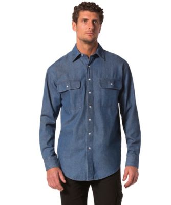 denim work shirts with snaps