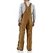 Men's R37 Zip-To-Thigh Chap Unlined Front Bib Overall - Brown