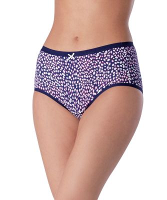 Women's Denver Hayes 2-Pack PFP Cotton Stretch Modern Brief Navy/Ivory Animal Print Large Women's Denver Hayes 2-Pack PFP Cotton Stretch Modern Brief Navy/Ivory Animal Print Large