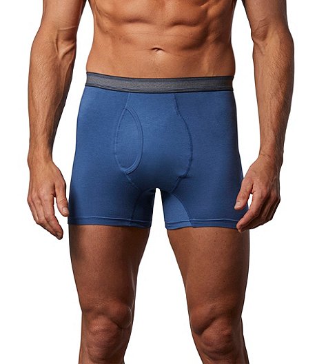 Men's 2 Pack Bamboo Basic Boxer Underwear