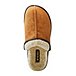 Men's Faux Suede Mule With Sherpa Lining Slippers - Tan/Brown