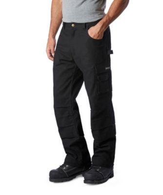 stretch work pants with pockets