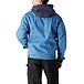 Men's Washed Denim Sherpa Lined Hooded Jean Jacket - Blue