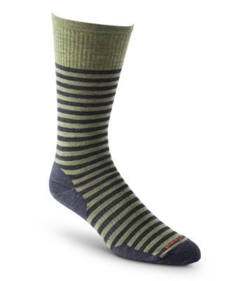 Men's Smartwool Men's 'Stria' Casual Crew Sock Light Loden Heather 9-11.5 Men's Smartwool Men's 'Stria' Casual Crew Sock Light Loden Heather 9-11.5