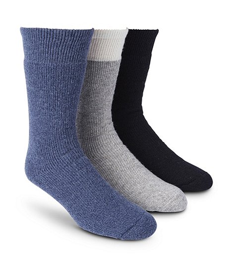 Men's 3 Pack Below Zero Wool And Nylon Socks