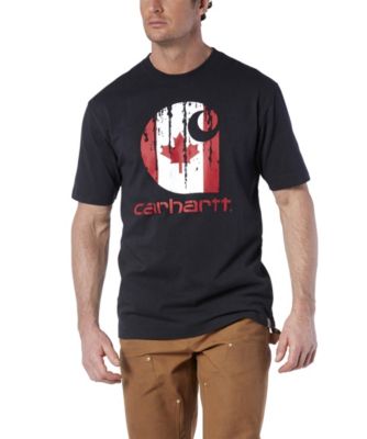 Men's Carhartt Canadian Flag Short-Sleeve T-Shirt Black Medium / Regular Men's Carhartt Canadian Flag Short-Sleeve T-Shirt Black Medium / Regular