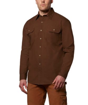 mens lined work shirt