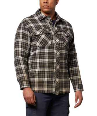 insulated flannel shirt with snaps