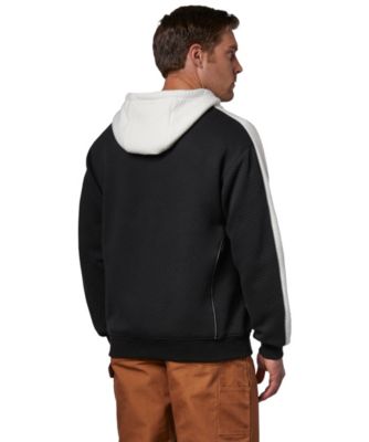 quilted hooded sweatshirt mens
