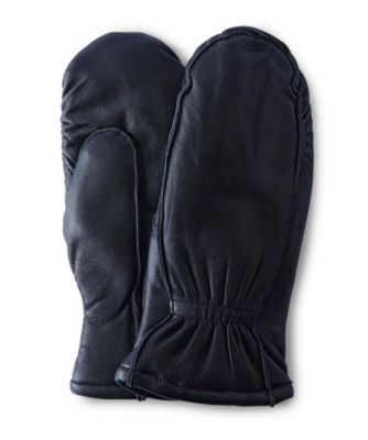 womens leather mittens with fingers