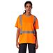 T-shirt orange haute visibilité pour femmes