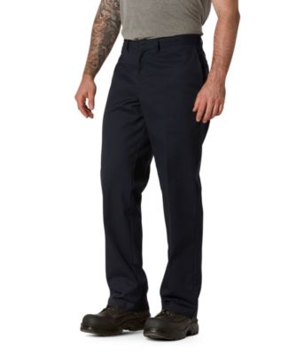 Men's Stretch Twill Flat Front Work Pants