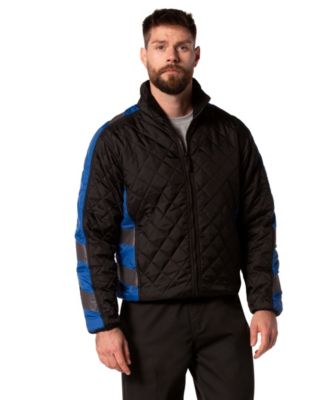 diamond quilted fleece jacket