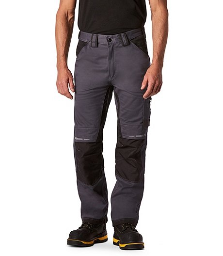 Pantalon de travail extensible en coton de première qualité pour hommes