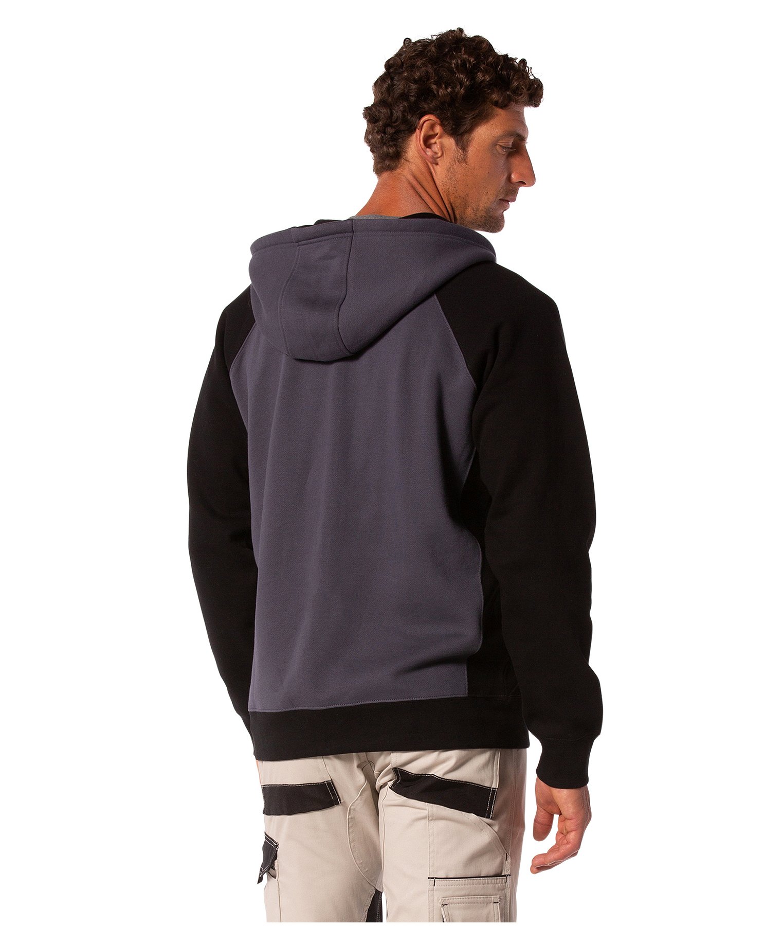 Download Download Full-Zip Hooded Sweatshirt Front View Of Hoodie ...