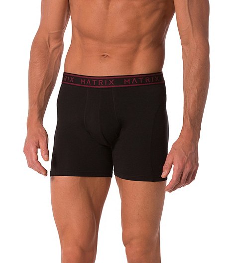 Men's 2 Pack Cotton Stretch Boxer Briefs Underwear