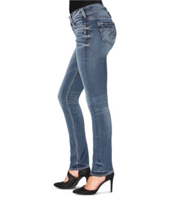 silver elyse straight jeans