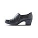 Women's Emslie Warren 2 Inch Heel Leather Ankle Booties - Black