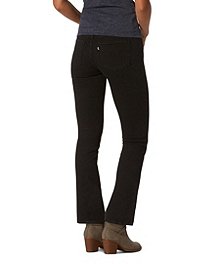 Levi's Women's 312 Shaping Mid Rise Slim Jeans - Soft Black