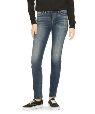 silver avery slim boot jeans