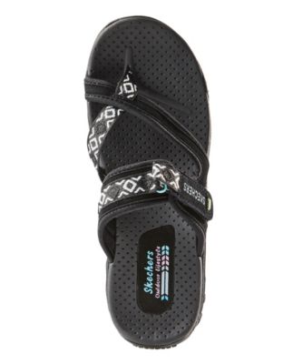 skechers women's reggae trailway flip flop