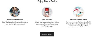 Triangle Rewards Mark's