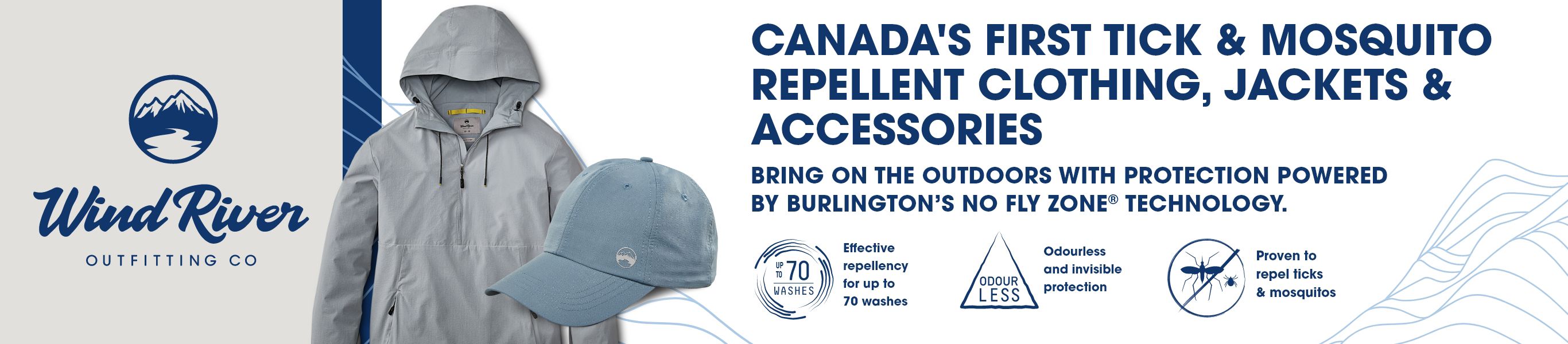 Canada’s first Tick & Mosquito Repellent Clothing
