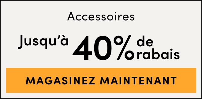 Accessories Save up to 40%